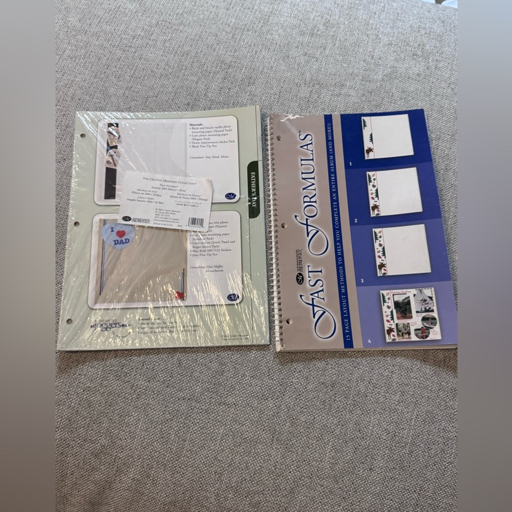 Creative Memories Page Patterns Summer 2004 Fast Formulas Page Layout Book VTG